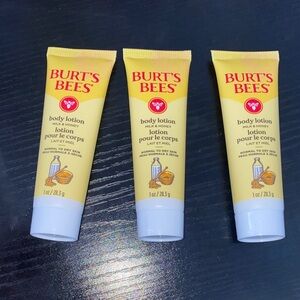 Burt's Bees Yellow Milk & Honey Body Lotion Tubes (Set of 3)